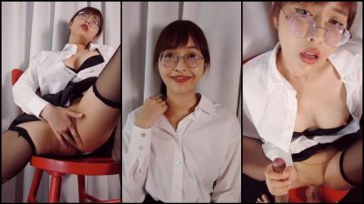 คลิปหลุด น้องกวาง Onlyfans deerlong นี้มันน้องกวางลุคสาวออฟฟิศน่าเย็ดชิบหาย ติ้วหีไปมาแฟนเดินผ่านเห็นแล้วเงี่ยนจับเย็ดคาเก้าอี้