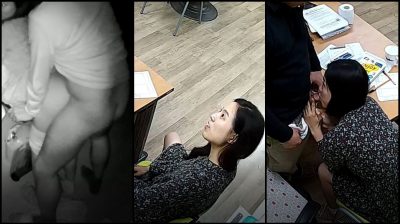 คลิปหลุด จากกล้องวงจรปิดคู่หนุ่มสาวโดนหนังโป๊ในที่ทำงานแล้วเงี่ยนปิดจับผู้หญิงเย็ดท่ายืนคาโต๊ะทำงานเด้ารัวๆปล่อยน้ำแตกใน