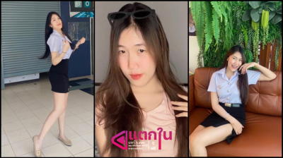 คลิปหลุดคอลเสียวน้องสายฟ้าล่าสุดนักศึกษารุ่นพี่ปี4งานโครดเด็ดคอลเสียวกับหนุ่ม บีบนมเขี่ยแตดโครดเสียวจนน้ำแตก