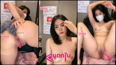 คลิปหลุด thlive สาวไทยสวยขาวมาเปิดนมโชว์พาคนเงี่ยนหน้าไลฟ์หัวนมสวยนูนชูชันโครดน่ากัดแถมมีน้องหางแมวยัดคารูตูดเสียวอีก