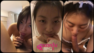 คลิปหลุดตั้งกล้องถ่ายแฟนสาวสุดน่ารักหน้าน้องโครดร่านน่ารักตอนโม๊คควยแล้วมองกล้อง แถมแต่งชุดเมดอมควยโครดเสียว